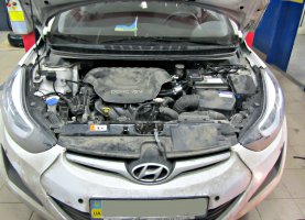 Газовый балон Hyundai Elantra 1.6 Газовый балон Hyundai Elantra 1.6